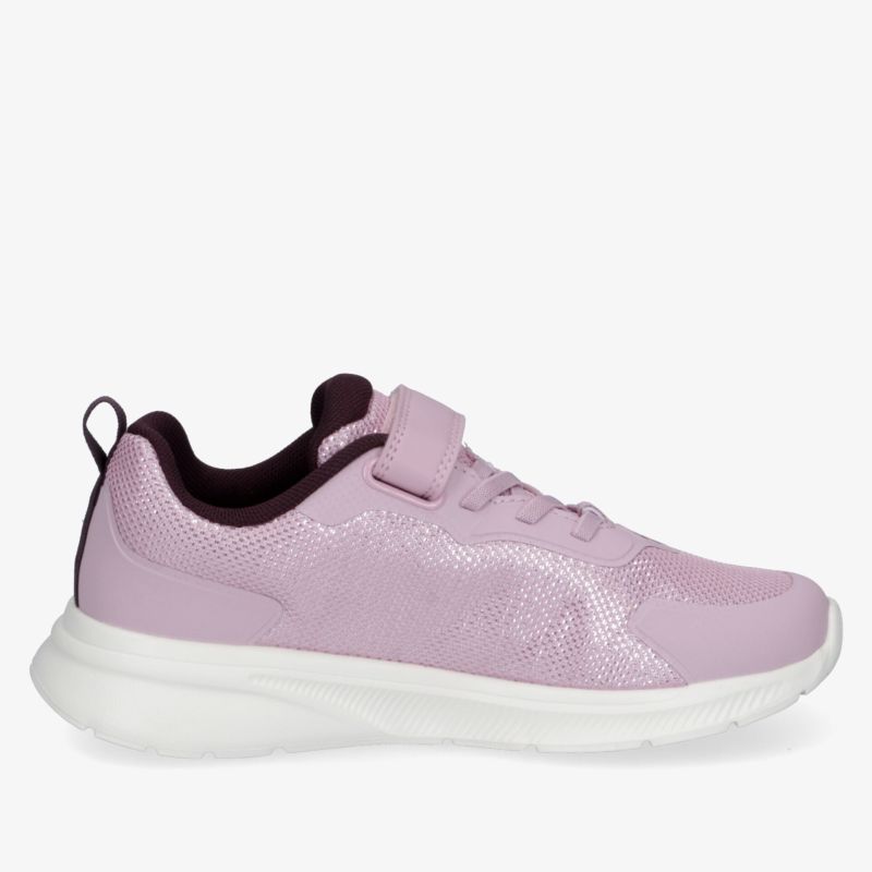 Leichter und atmungsaktiver Sportschuh in Rosa mit komfortabler Passform und rutschfester Sohle seitlich