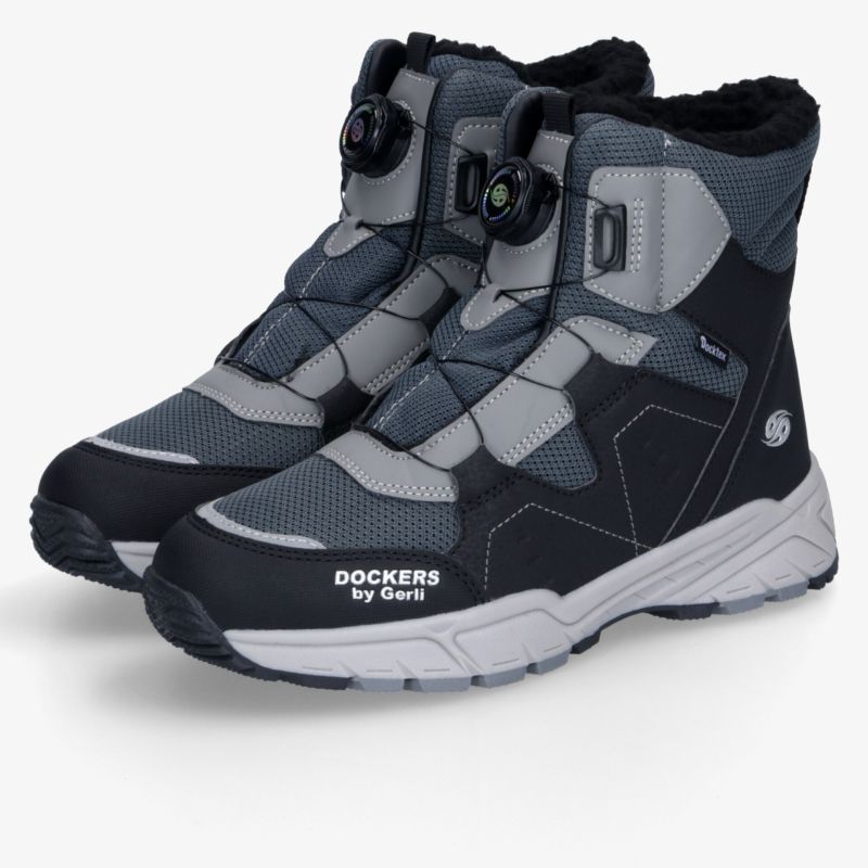 Robuster, wasserdichter und wärmeisolierter Winterstiefel mit rutschfester Sohle und modernem Verschlusssystem