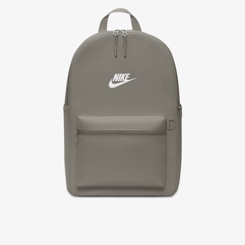 Stylish Nike backpack with front zipper pocket for functionality and style.