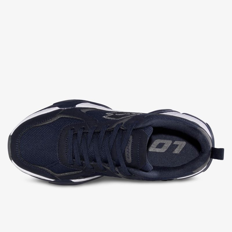 Sportlicher Sneaker in Dunkelblau mit atmungsaktivem Obermaterial und komfortabler Passform.