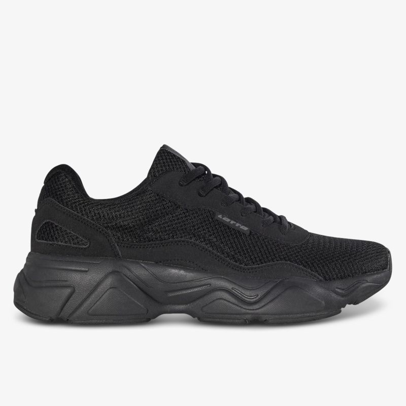 Schwarzer Sneaker mit modernem Design und komfortabler Passform für jeden Anlass.