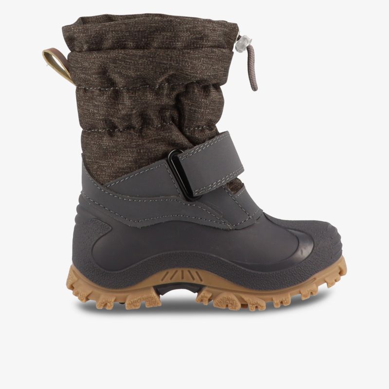 Robuster Outdoor-Winterstiefel mit warmer Isolierung und rutschfester Sohle für kalte Wetterbedingungen