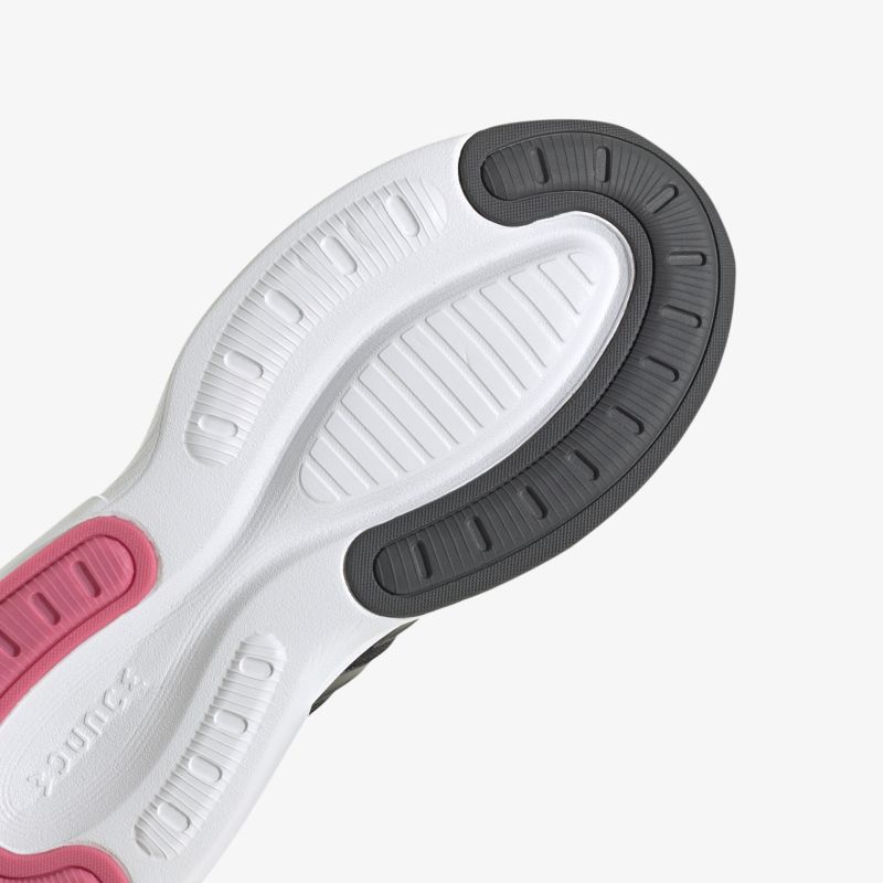 Sportliche Schuhsohle mit optimaler Dämpfung und starkem Grip für verbesserte Leistung und Komfort.