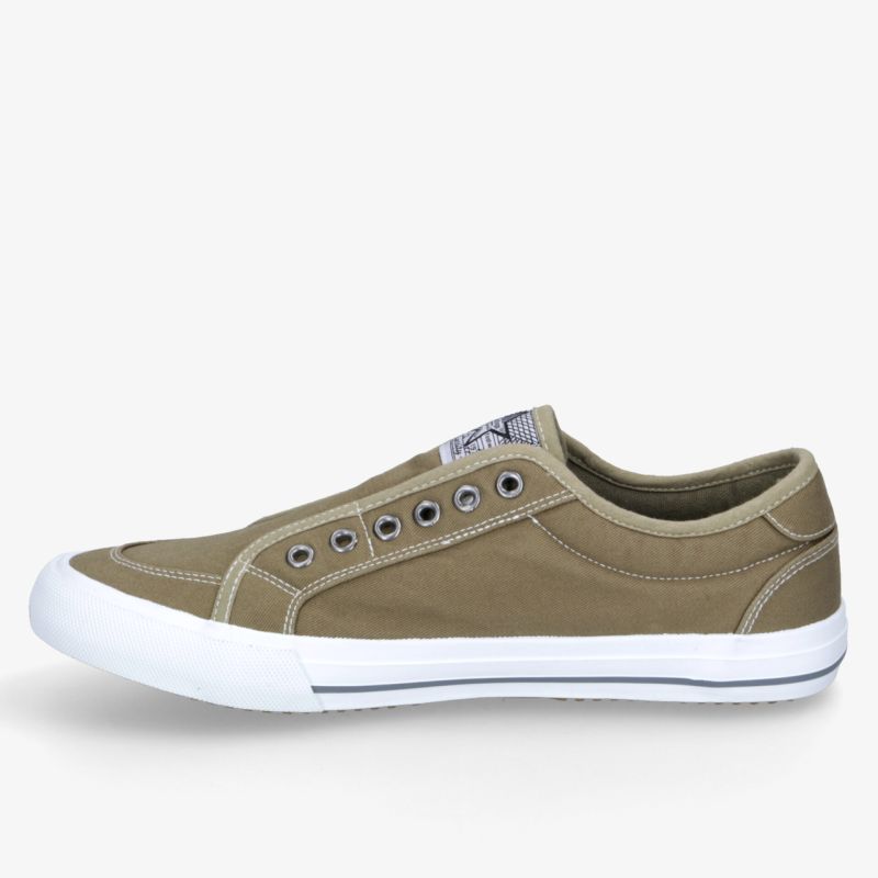 Sportlicher und bequemer Canvas-Slipper mit flexibler Sohle, atmungsaktiv und strapazierfähig