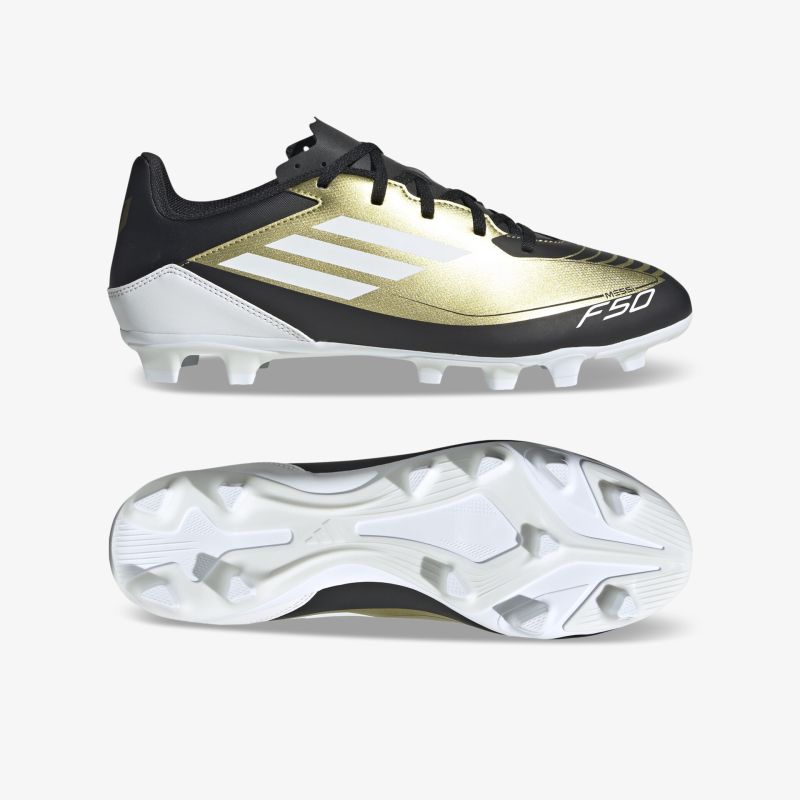 Leichter Fußballschuh in Gold mit stabiler, rutschfester und leistungsstarker Sohle für optimalen Halt