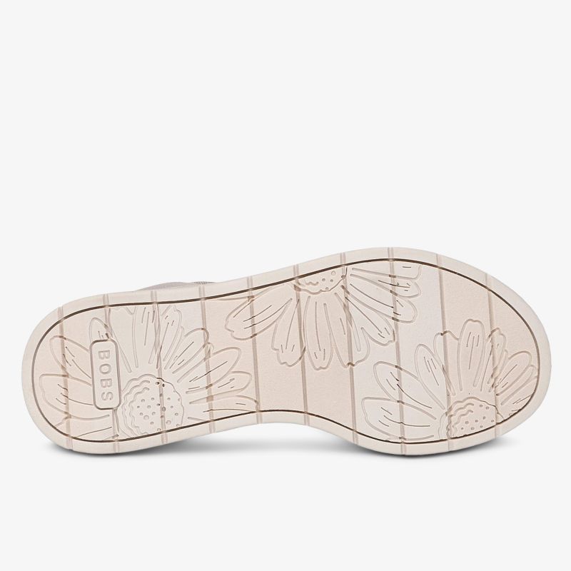 Florale Schuhsohle mit rutschfestem Design für optimalen Halt und Stil.