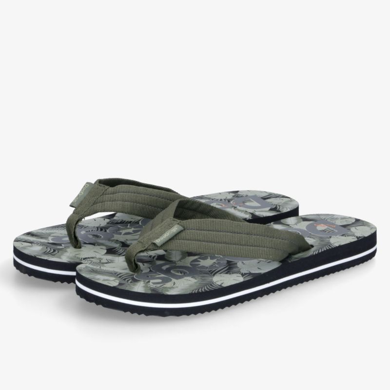 Bequeme gepolsterte Flipflops mit rutschfester Sohle und sommerlichem Muster, ideal für Strand und Freizeit