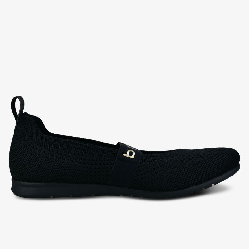 Eleganter schwarzer Schuh mit modernem Design und Komfort
