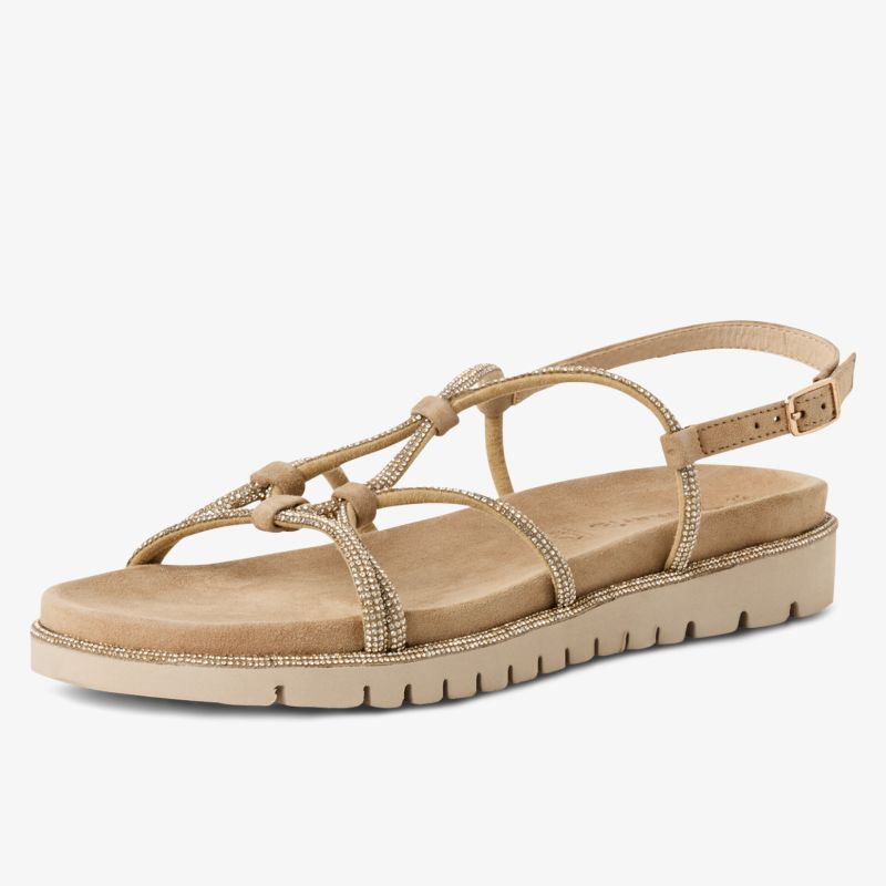 Bequeme Sandale mit verstellbaren Riemen und leichter, profilierter Sohle ideal für den Sommer