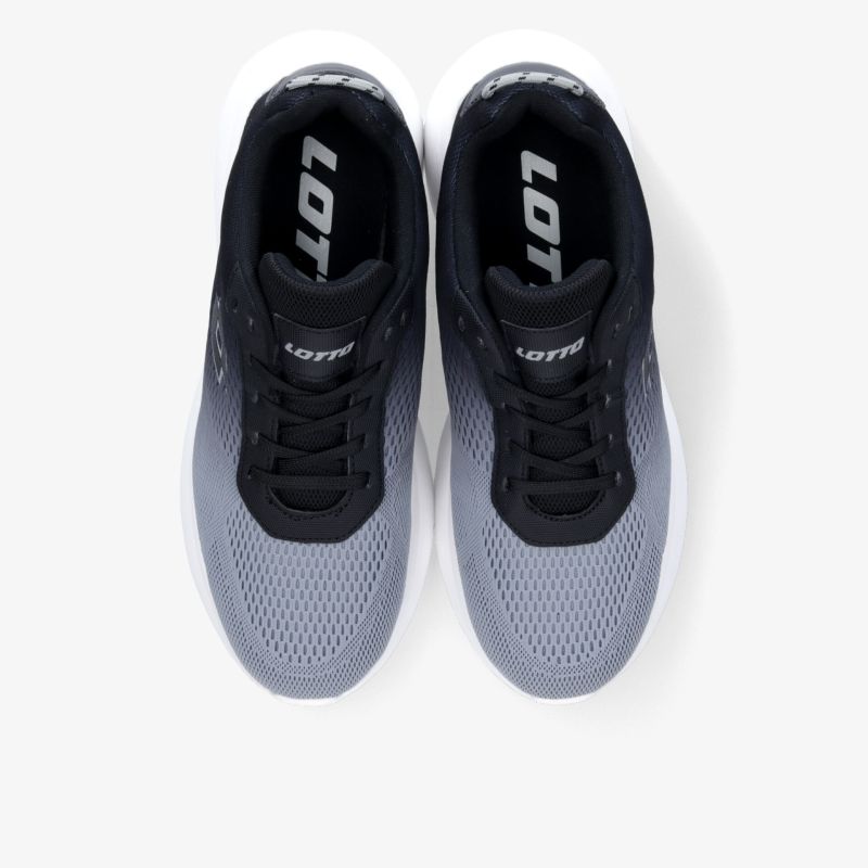 Leichte, atmungsaktive Sportschuhe in Grau und Schwarz mit stoßdämpfender Sohle und rutschfestem Design