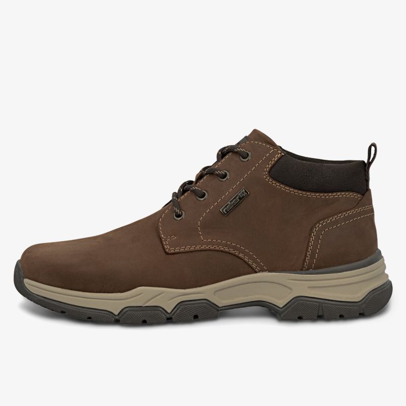 Robuster brauner Schuh mit komfortabler Sohle und Schnürung ideal für den Alltag und Outdoor-Einsatz