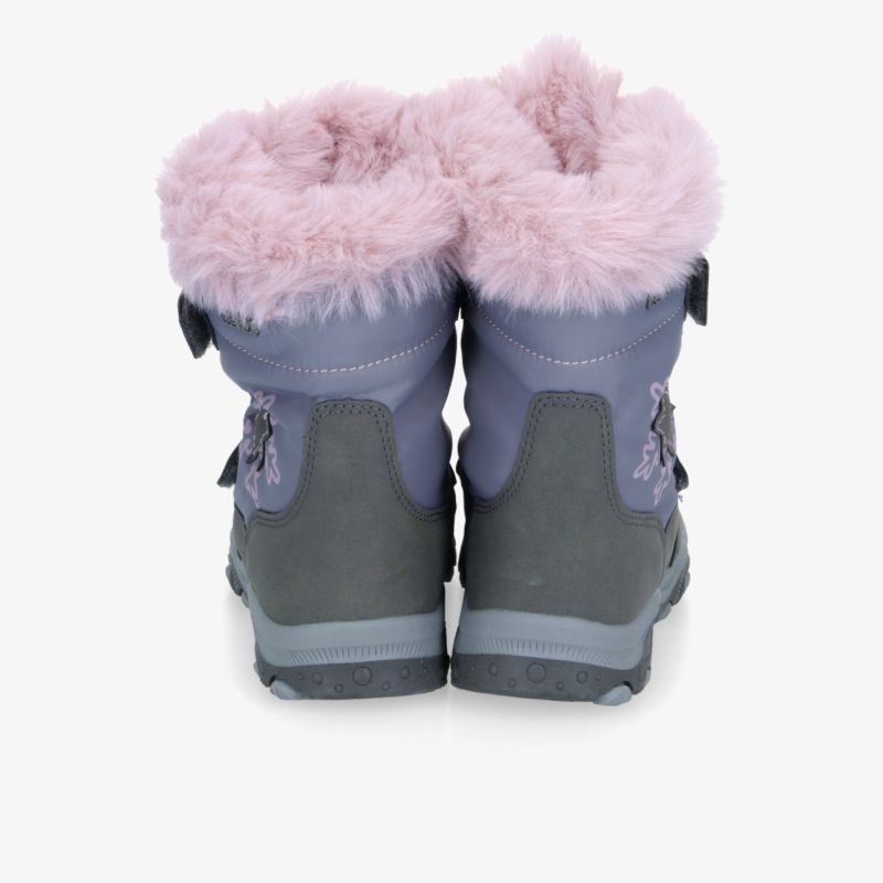 Robuste warme Stiefel mit weichem, flauschigem Innenfutter und praktischen Reißverschlüssen, ideal für kalte Bedingungen