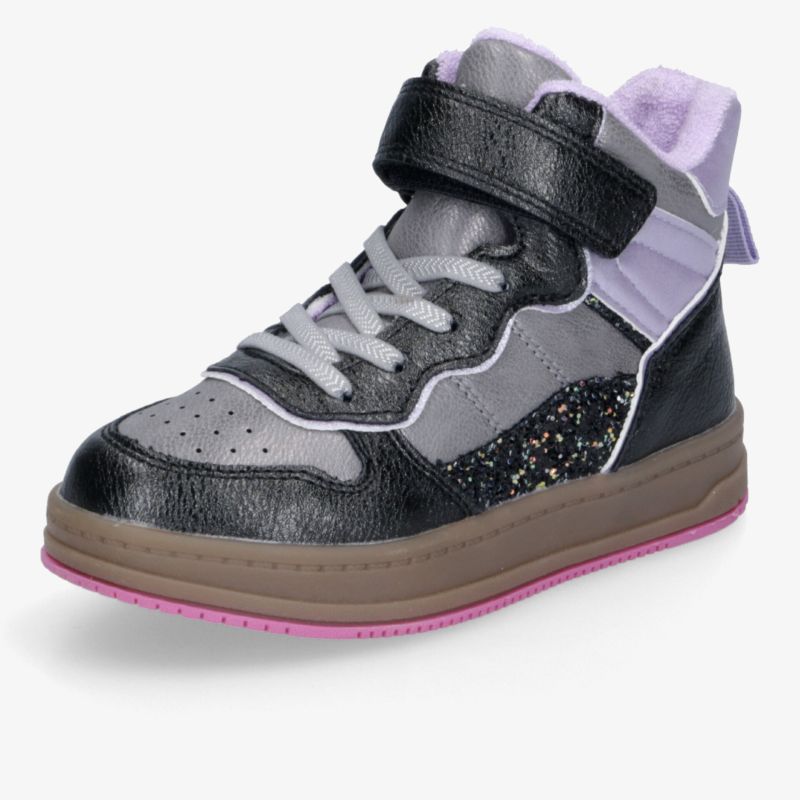 Moderner hochgeschnittener Sneaker mit verstellbarem Klettverschluss und gepolsterter Innensohle für hohen Tragekomfort