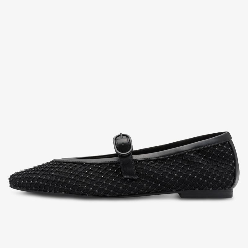Eleganter schwarzer Slipper mit gepolstertem Tragekomfort und dezentem Design.