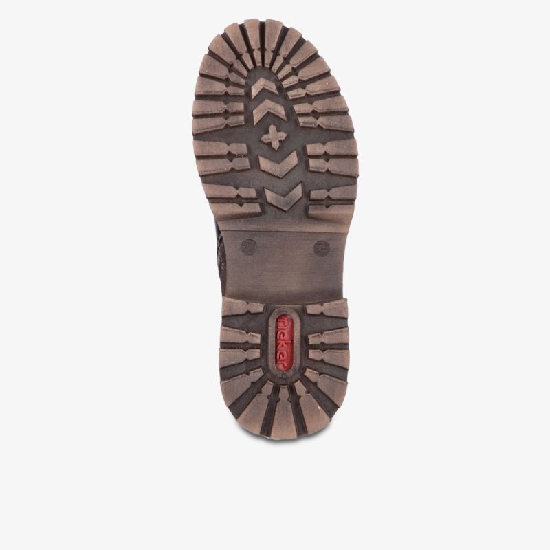 Robuste und rutschfeste Schuhsohle mit tiefem Profil für optimalen Halt und lange Haltbarkeit