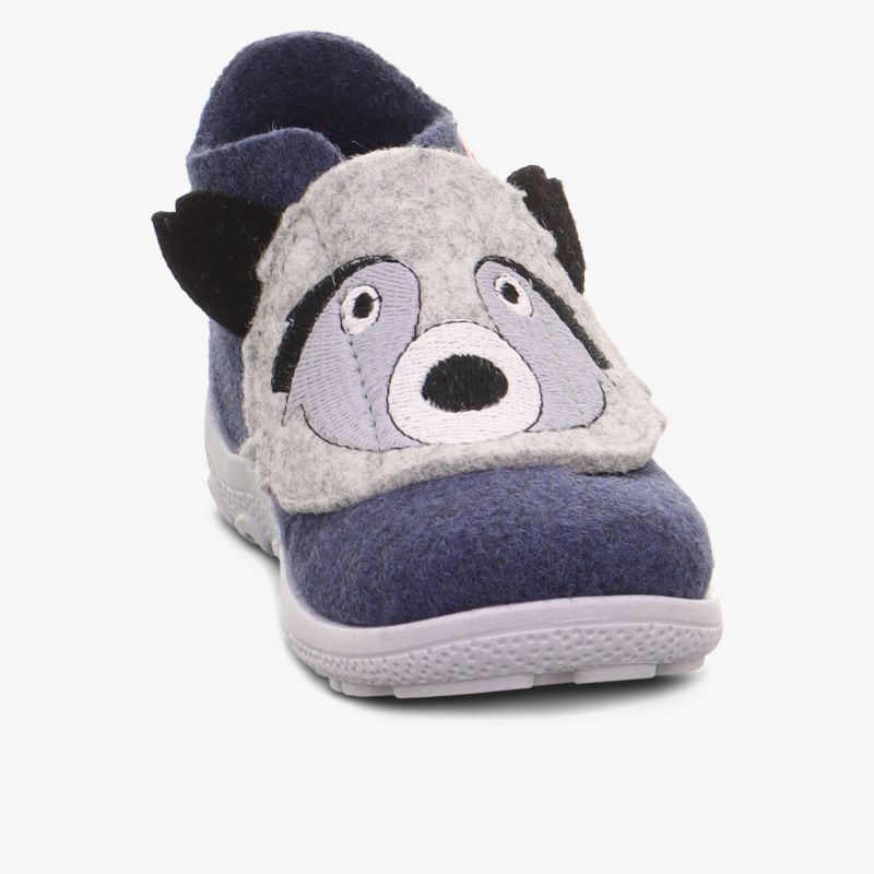 Bequemer Kinderschuh mit weichem Material und niedlichem Tiermotiv, rutschfeste Sohle für sicheren Halt