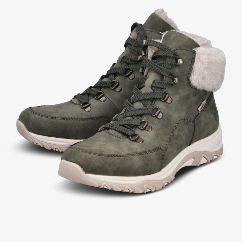 Robuste Winterboots mit weichem Fellfutter und rutschfester Sohle für kalte Tage und Komfort