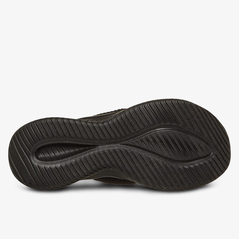 Robuste schwarze Schuhsohle mit langlebigem Profil