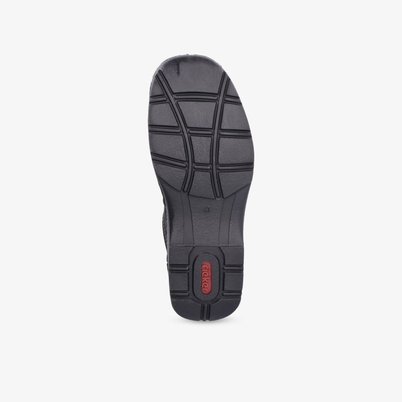 Rutschfeste, robuste Schuhsohle mit tiefem Profil für optimalen Grip und langlebigen Komfort