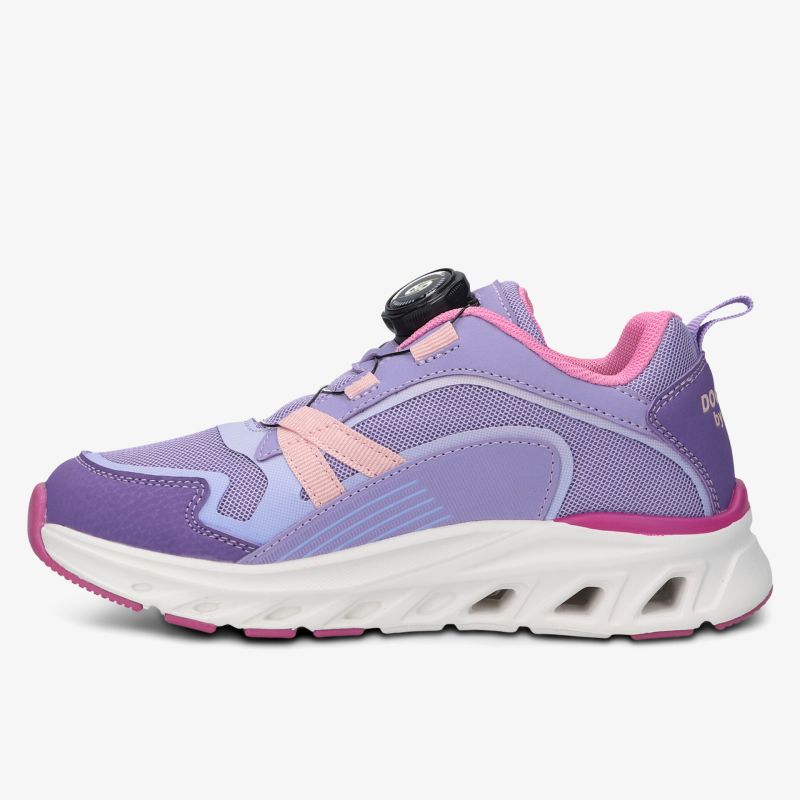 Leichter und atmungsaktiver Sneaker mit komfortabler Passform und moderner Dämpfung, sportliches Design seitliche Ansicht