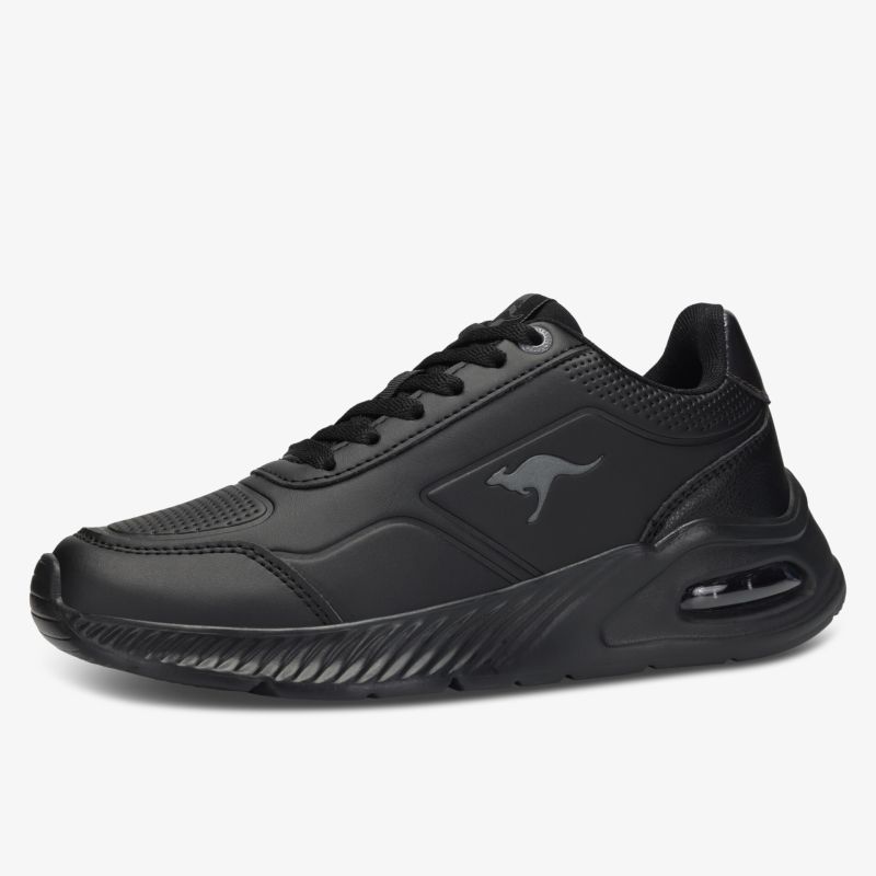 Schwarzer Sportschuh mit moderner Optik und robuster Sohle für hohen Tragekomfort und Stabilität