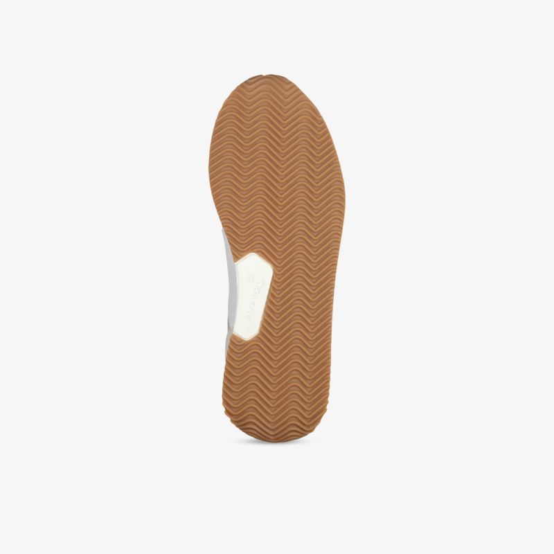 Rutschfeste und strapazierfähige Schuhsohle mit flexiblem, abriebfestem Material und profiliertem Design für optimalen Halt