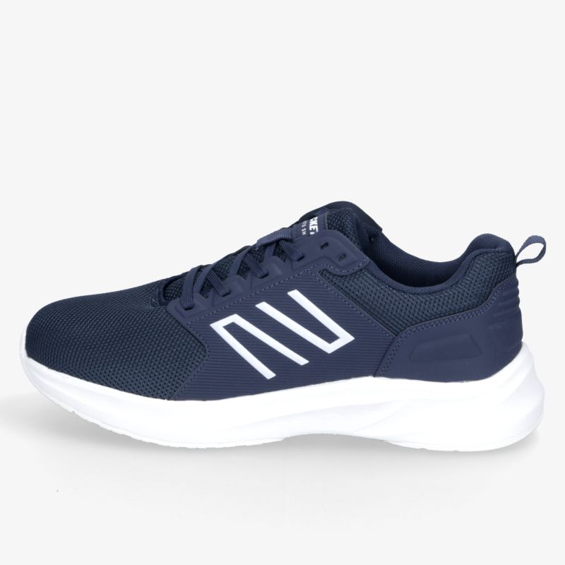 Leichter, atmungsaktiver Sportschuh in Blau mit weißer Sohle für optimalen Komfort und Rutschfestigkeit
