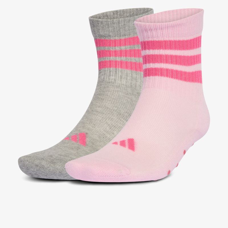 Bequeme Sport- und Freizeitsocken in Grau und Rosa mit atmungsaktiver, elastischer Passform und weicher Polsterung