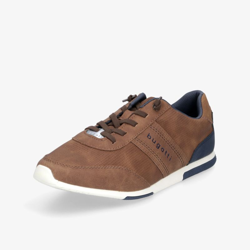 Brauner sportlicher Sneaker mit Schnürung, bequem und leicht, ideal für vielseitigen Einsatz