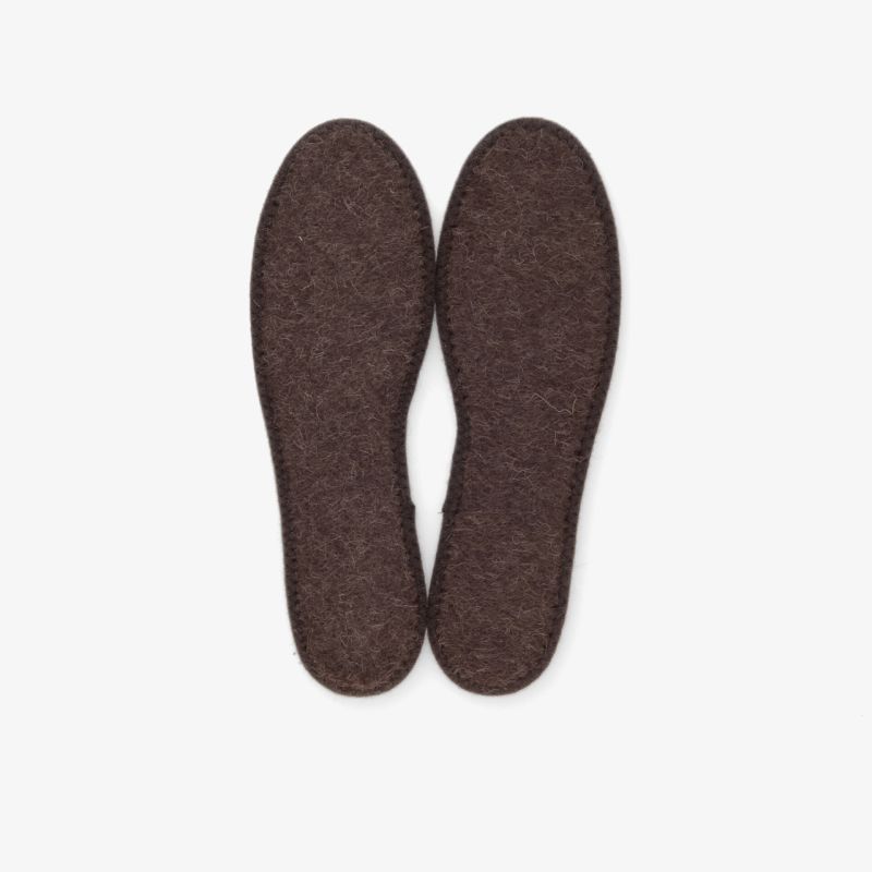 Weiche, ergonomische braune Einlegesohlen im Paar für optimalen Komfort und Unterstützung