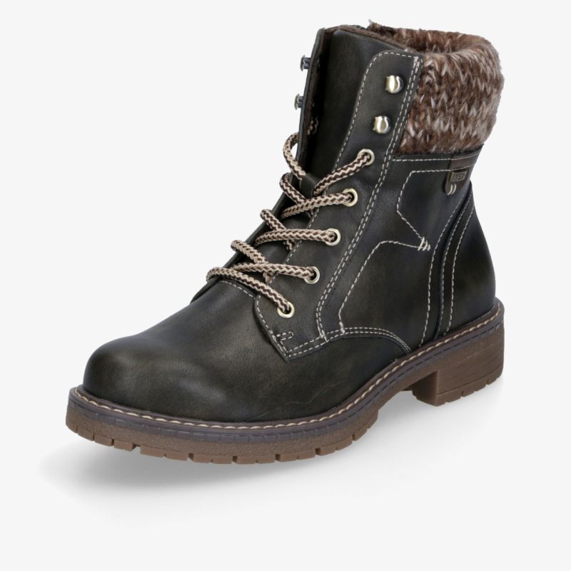 Elegante Stiefelette in Lederoptik mit warmer Fütterung und robuster Sohle für höchsten Komfort