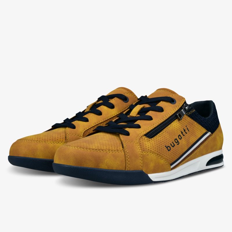 Moderne Sneaker mit bequemer Gummisohle und Schnürung, perfekt für den Alltag
