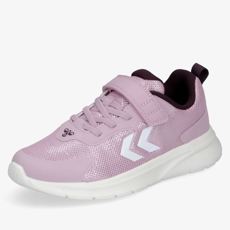 Leichter rosa Sportschuh mit atmungsaktivem Mesh, bequemer Passform und flexibler, rutschfester Laufsohle