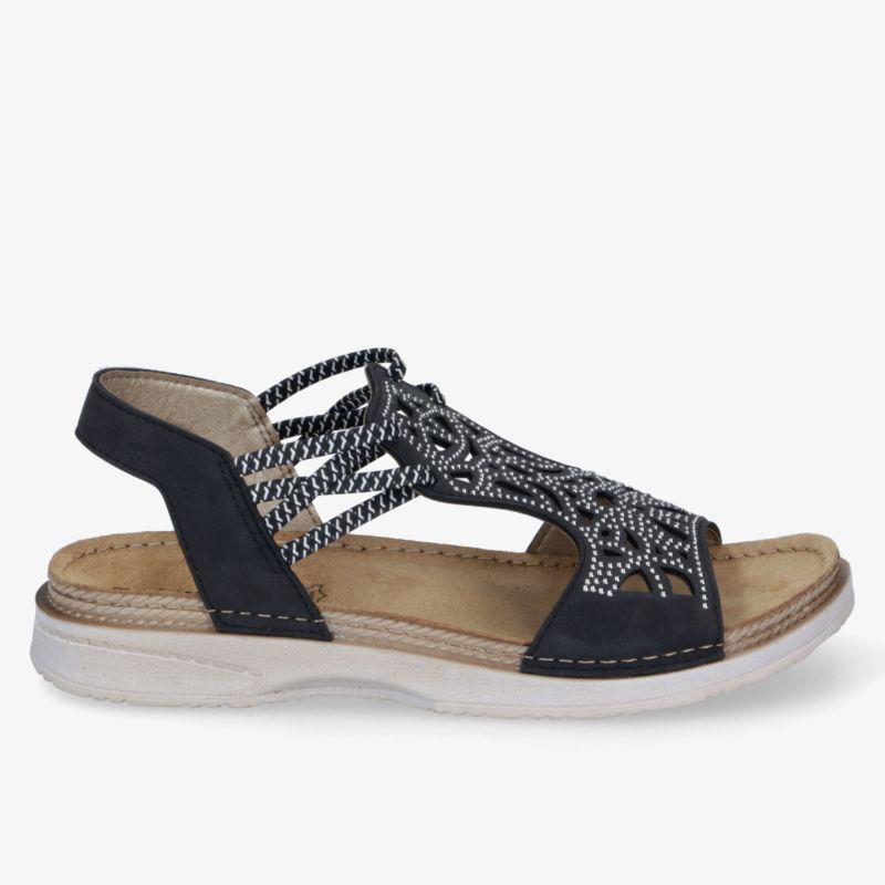 Elegante sandfarbene Slipper-Sandalen mit dekorativen Schnürungen und bequemer Sohle für lässigen Stil.