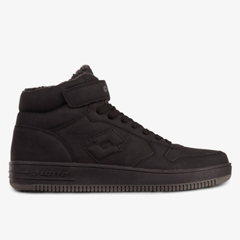 Moderner knöchelhoher Sneaker in schwarzem Design mit bequemen Sitz und strapazierfähiger Sohle
