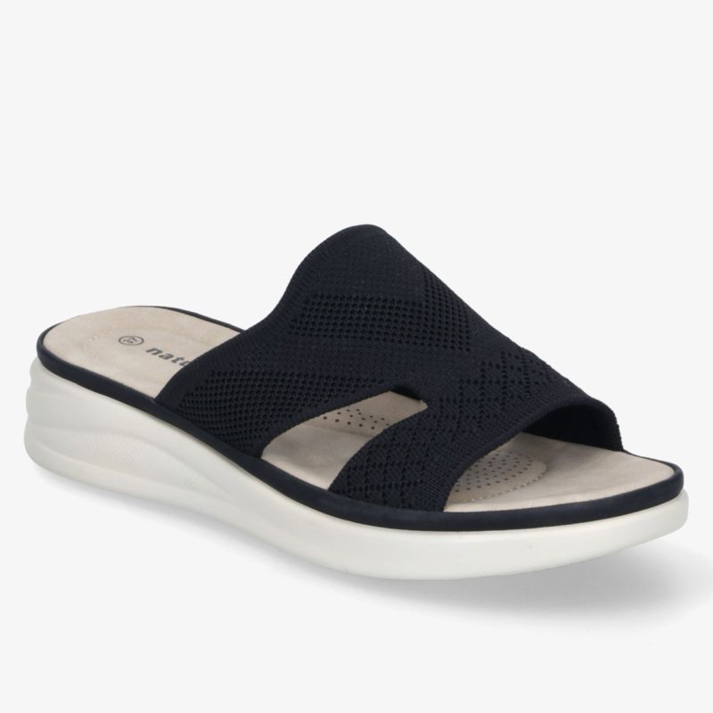 Bequeme und leichte schwarze Sandalen mit rutschfester Sohle und ergonomischem Design für optimalen Komfort.