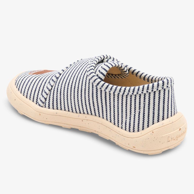 Stilvoller gestreifter Schuh mit robuster Sohle, ideal für täglichen Komfort