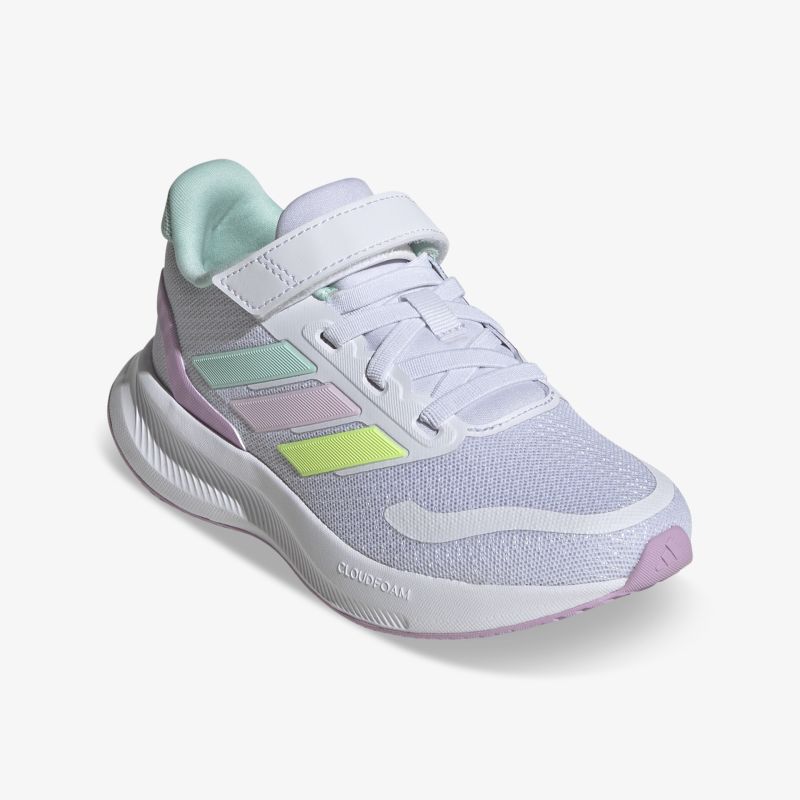 Leichter Sportschuh in Pastellfarben mit Klettverschluss und atmungsaktivem Material für optimalen Tragekomfort
