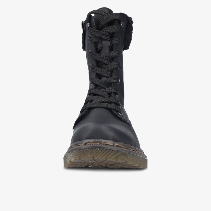 Robuster Schnürstiefel aus hochwertigem Leder mit rutschfester Sohle für langlebigen Tragekomfort
