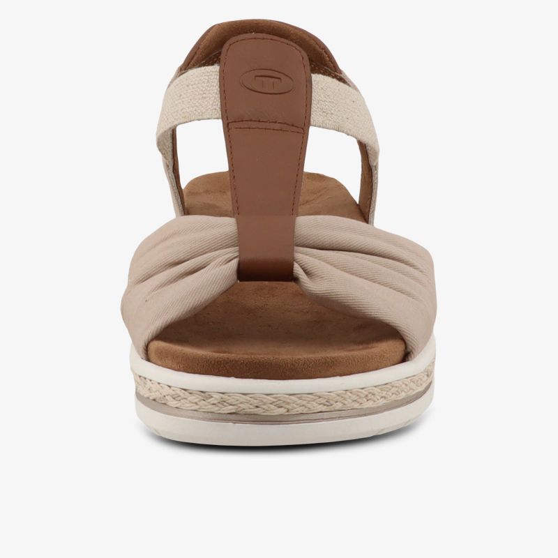 Bequeme Sandale mit gepolsterter Innensohle und robustem Profil, ideal für sommerlichen Komfort und Alltag