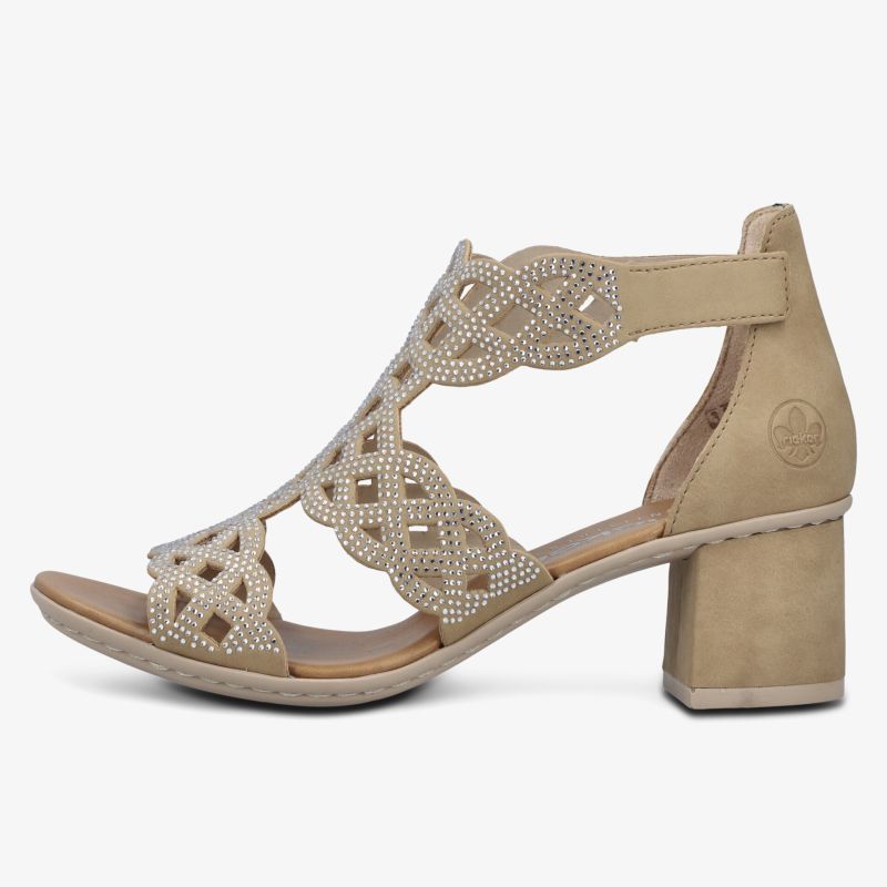 Eleganter Sandaletten-Schuh mit komfortablem Blockabsatz und offenen Zehen für stilvollen Sommerauftritt