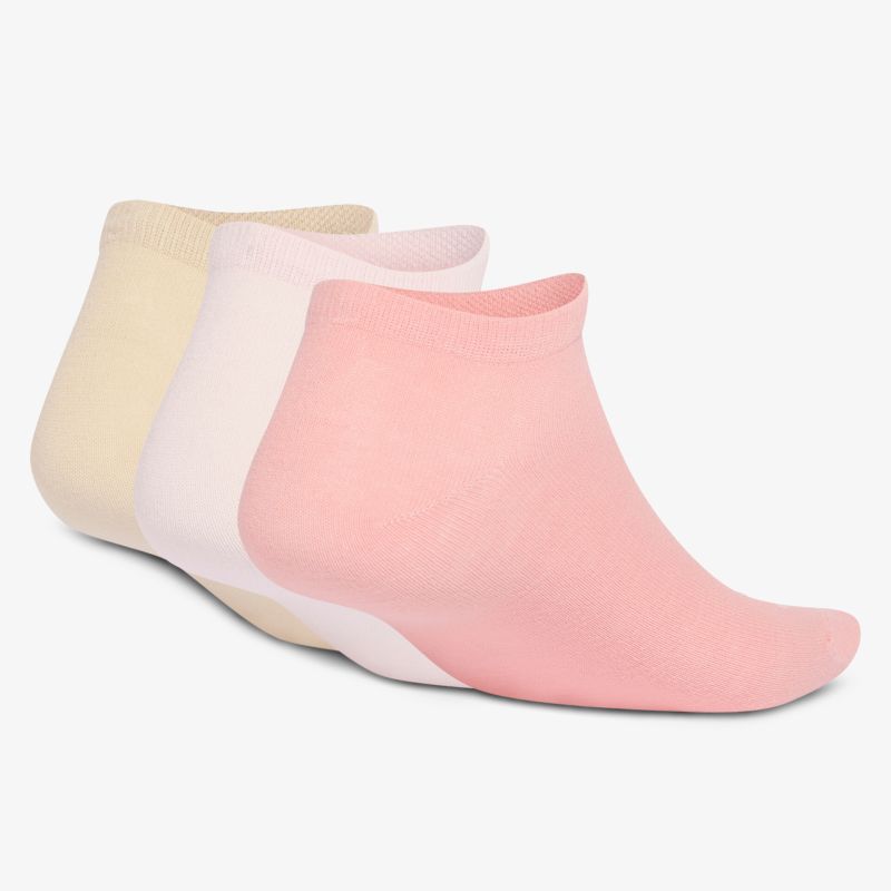 Bequemes 3er Pack bunte kurze Socken in Pastellfarben für Alltag und Sport