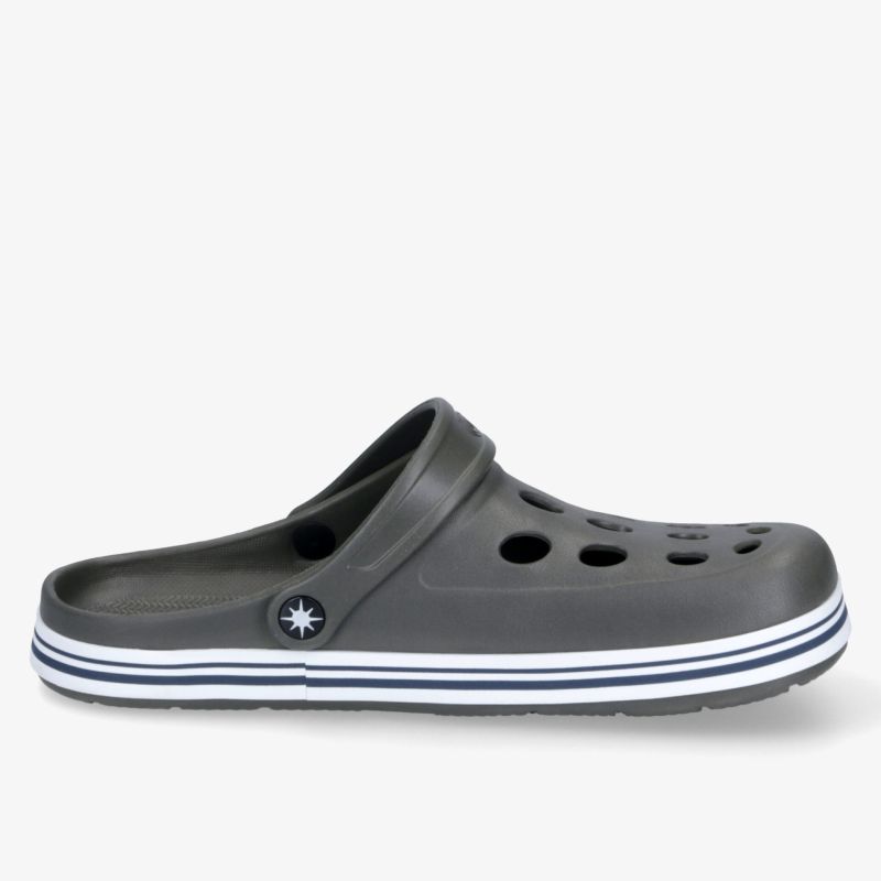 Leichter, bequemer Clog mit atmungsaktiven Löchern und rutschfester Sohle, ideal für Alltag und Freizeit.