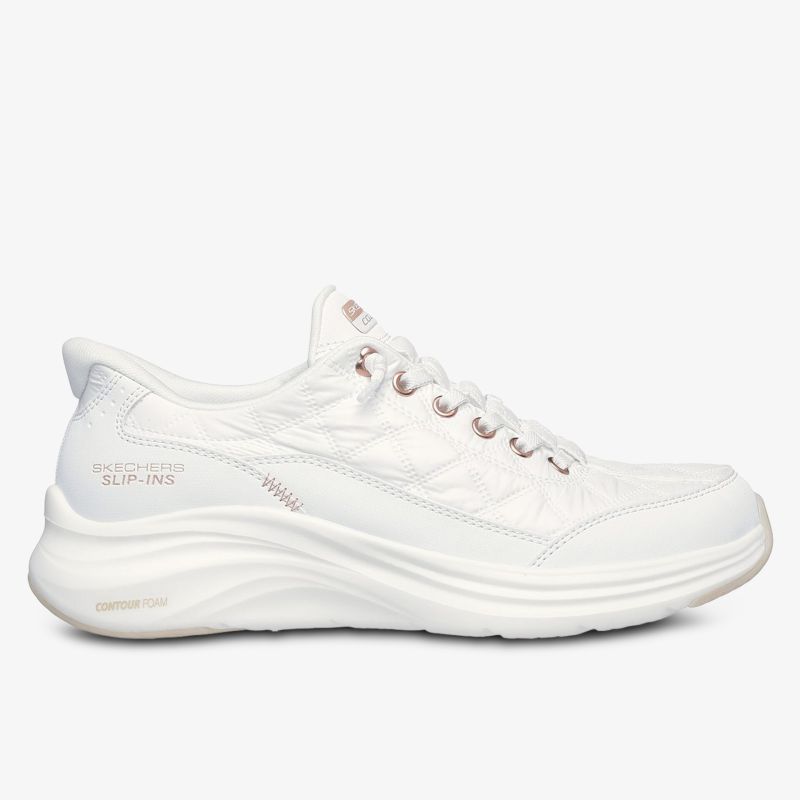 Bequemer weißer Sneaker mit Dämpfung für sportlichen Komfort und modernen Stil