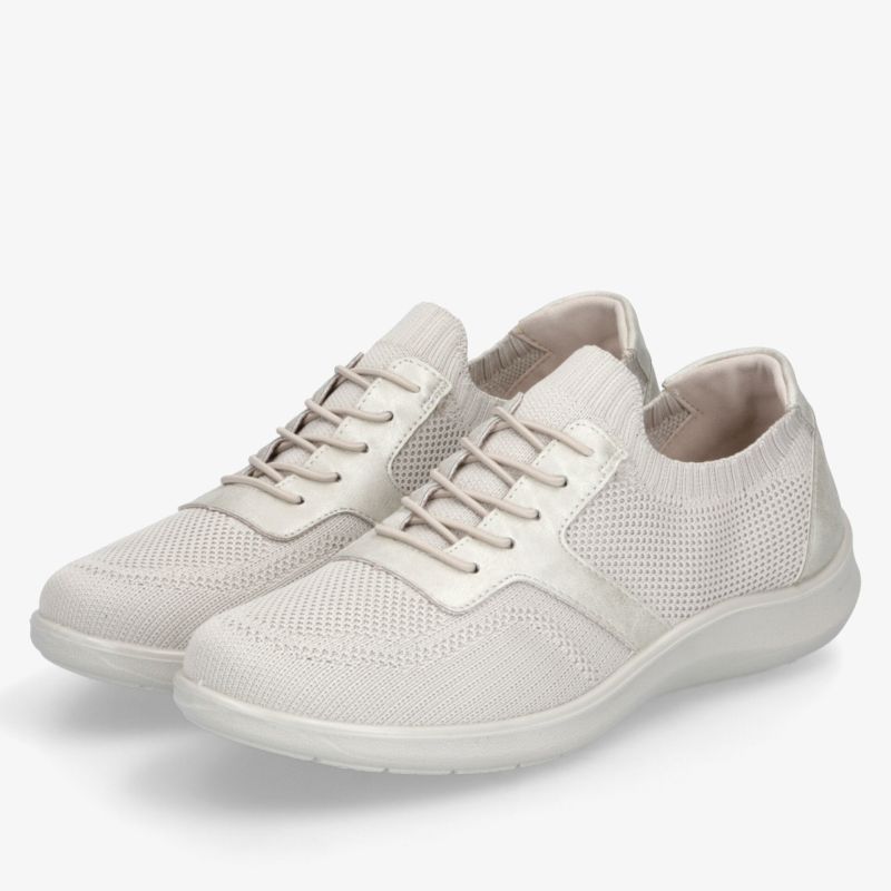 Leichte und atmungsaktive Freizeitschuhe in Beige mit flexibler Sohle und bequemem Tragekomfort