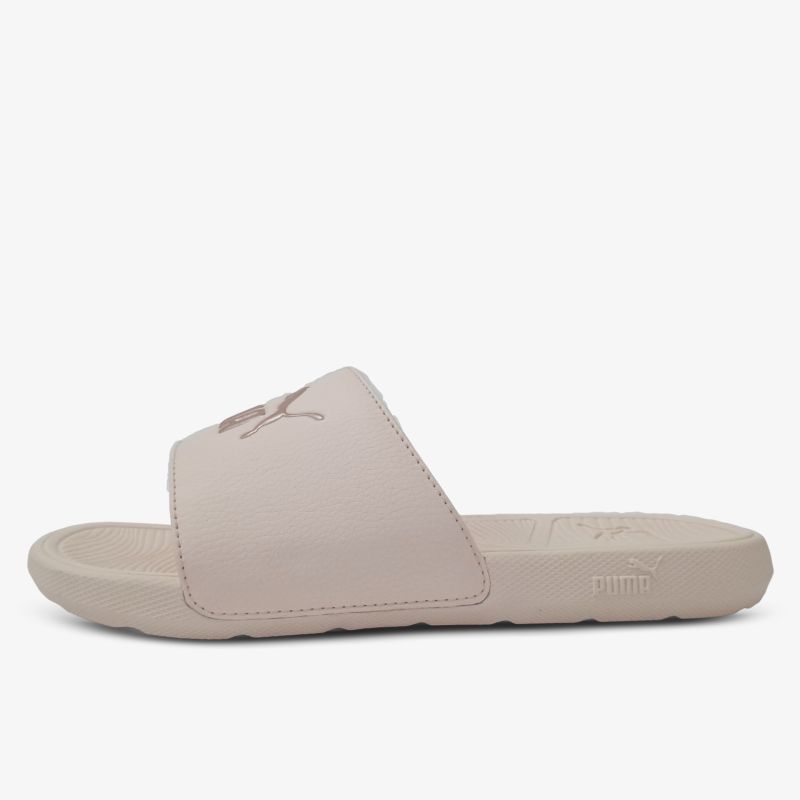 Leichte und bequeme offene Sandale mit ergonomischer Gummisohle in schlichter Ausführung