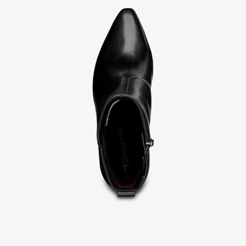 Eleganter schwarzer Lederschuh mit spitzer Form und modischer Schnalle, hochwertig verarbeitet