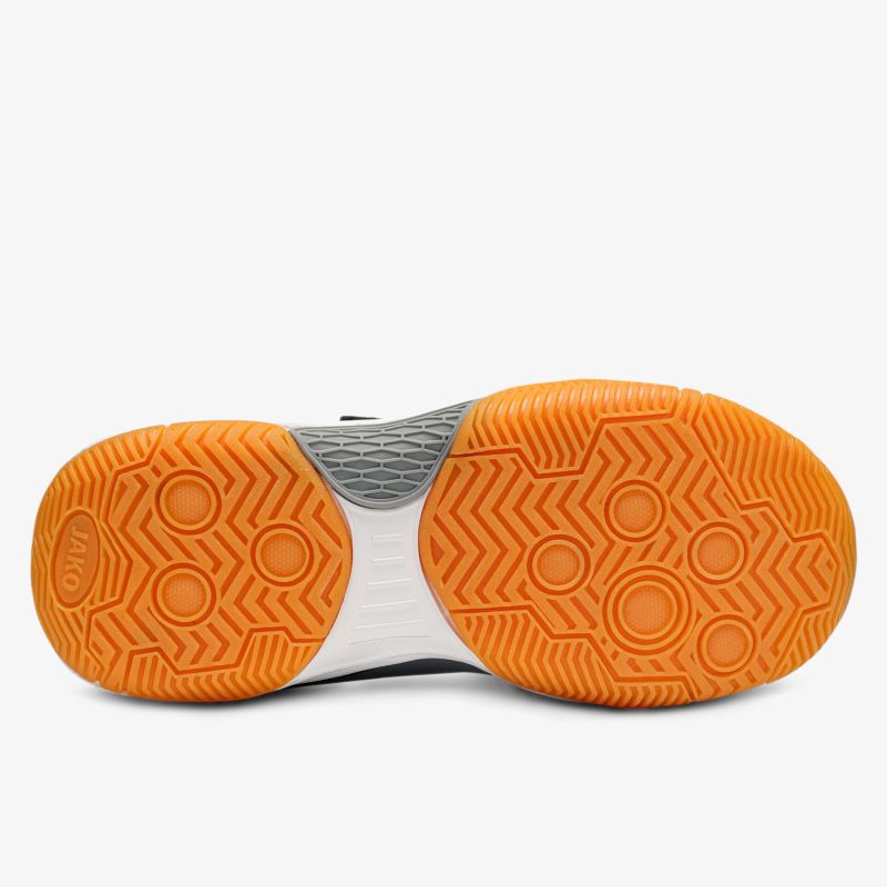Haltbare und rutschfeste Gummisohle mit profilierter runder Struktur für optimalen Grip und Flexibilität
