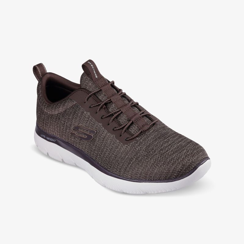 Sportlicher grauer Komfortschuh mit leichter, flexibler Sohle und atmungsaktivem Material