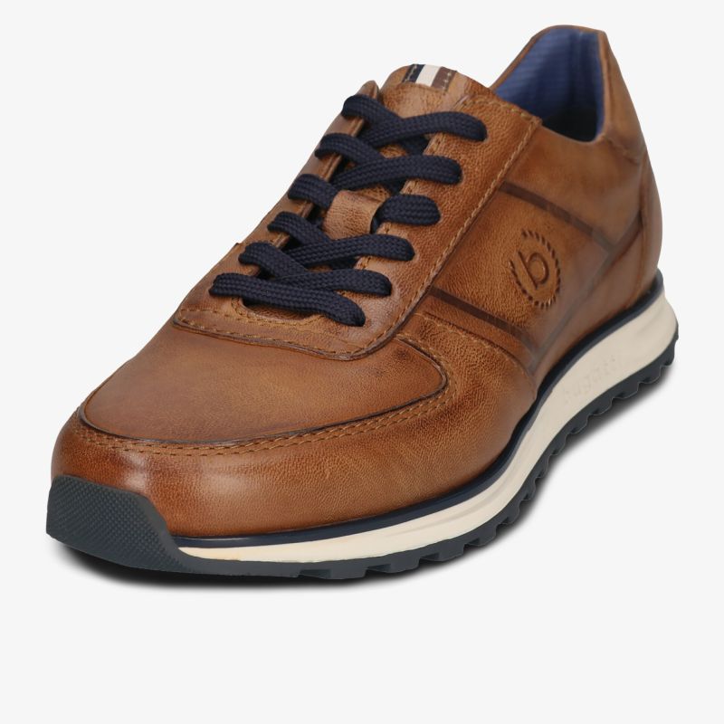 Eleganter Sneaker aus braunem Leder mit komfortabler Passform und modischem Design für den Alltag